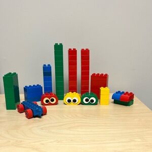 Lego Duplo Set of Building Blocks for Kids, Vintage